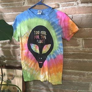Tie Dye Alien T